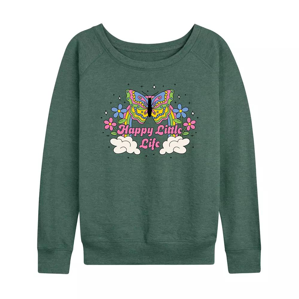 Women's Happy Little Life French Terry Long Sleeve Tee,  Product Image