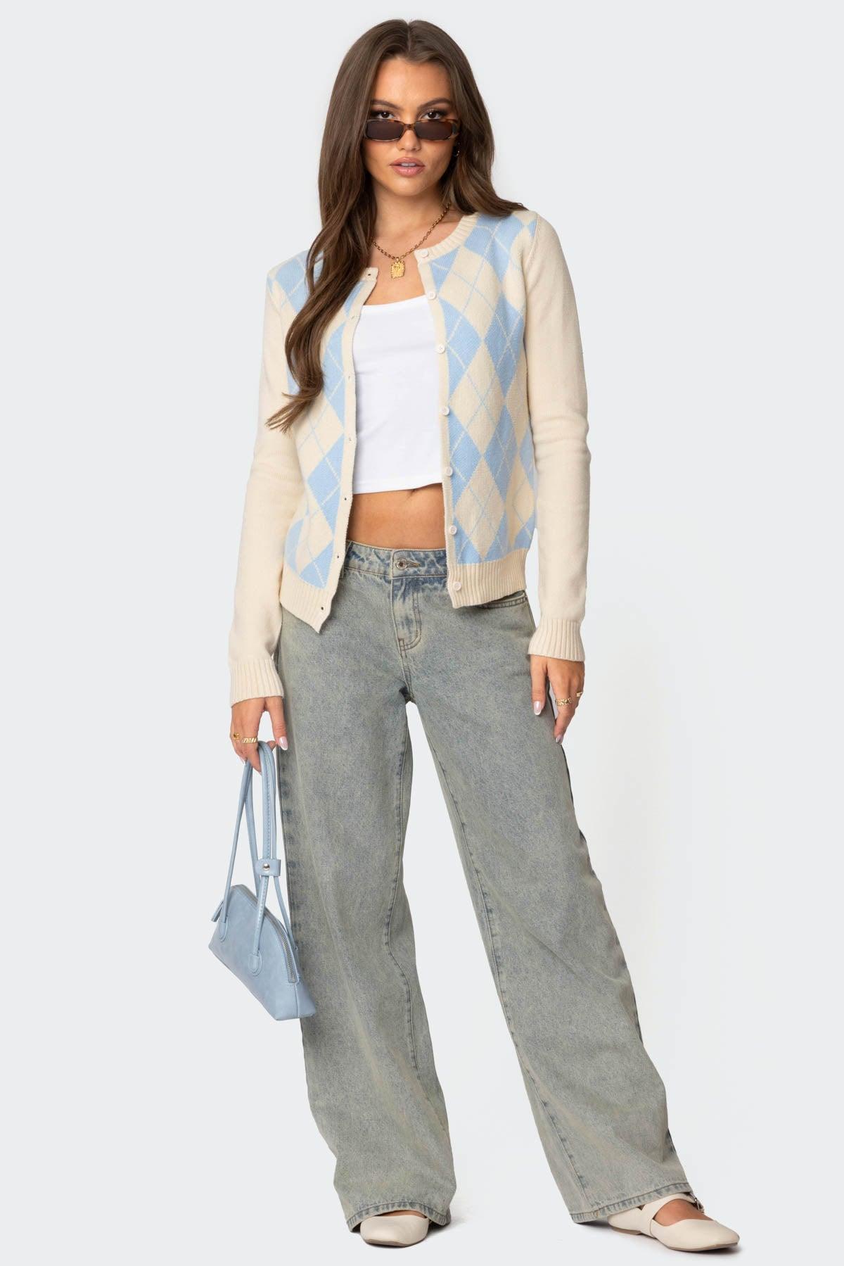 Maybelle Argyle Cardigan Product Image