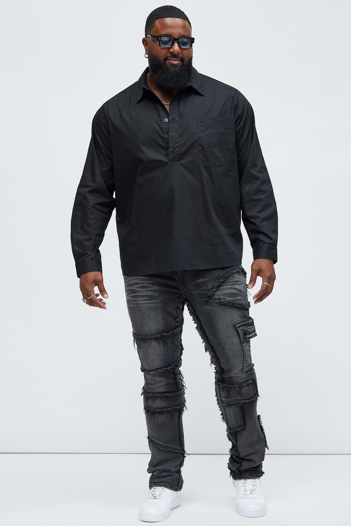 Quick Popover Shirt - Black Product Image
