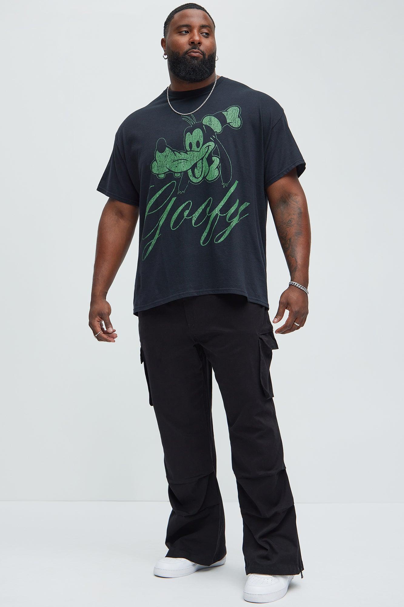 Disney Green Goofy Short Sleeve Tee - Black Product Image