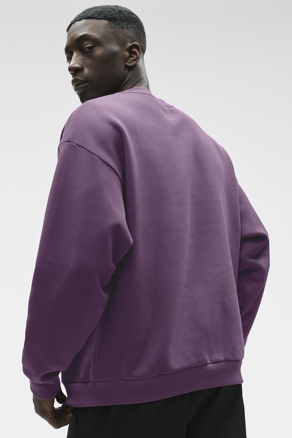 Accolade Crew Neck Pullover - Plum Kiss Product Image