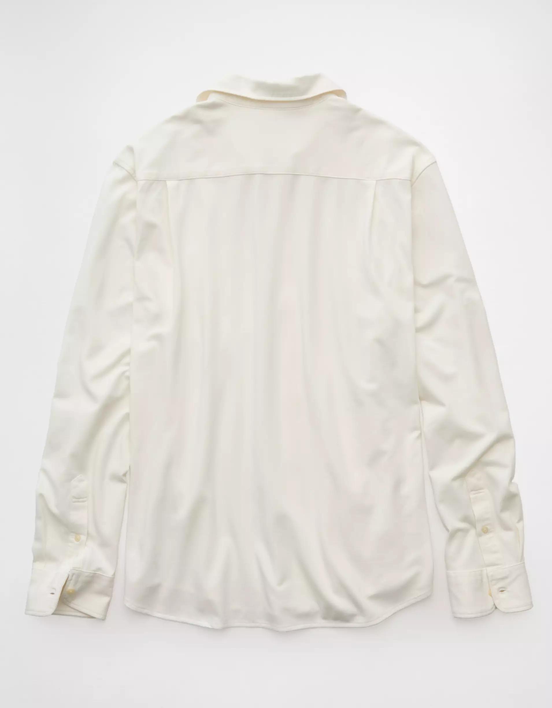 AE Oxford Stretch Piqué Shirt Product Image