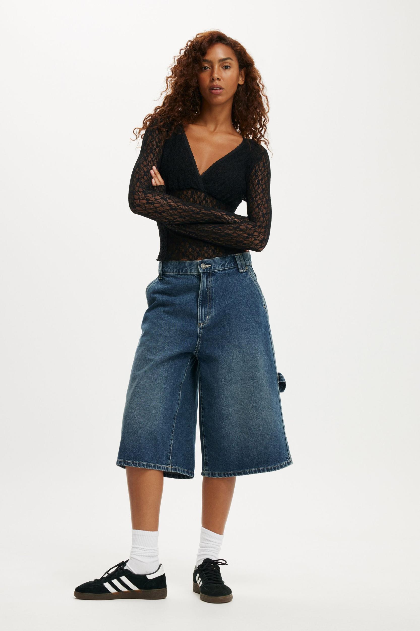 Zoey Cross Front V Neck Long Sleeve Product Image