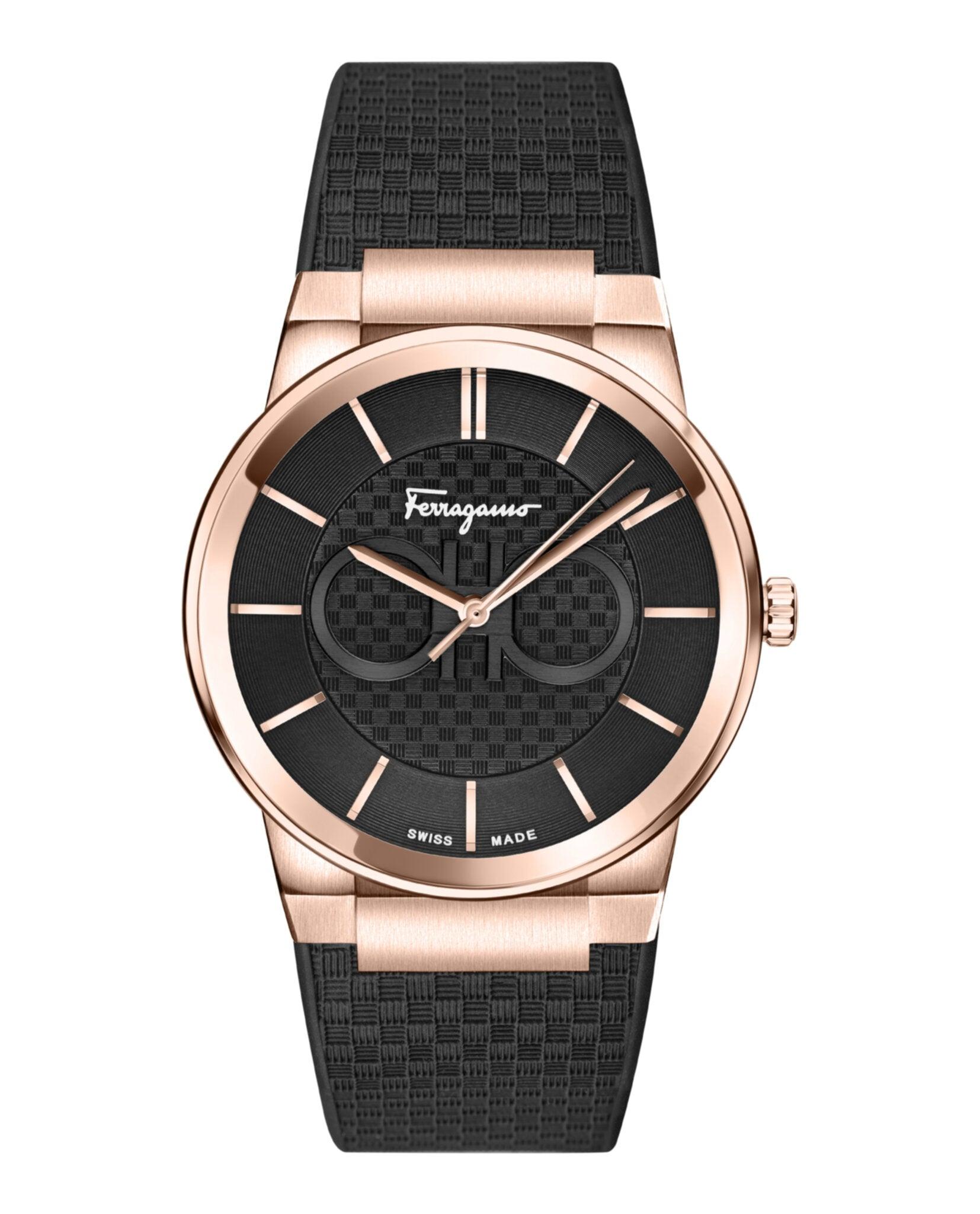 Ferragamo Sapphire Silicone Watch Product Image