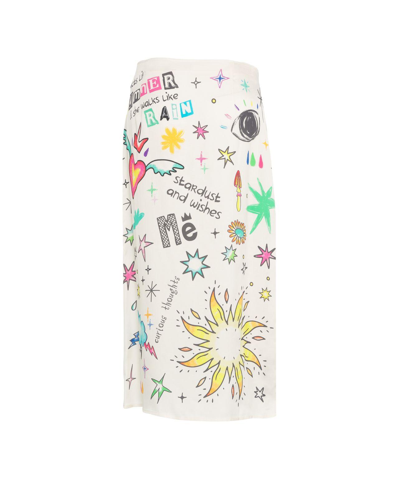 Wrap skirt with print Product Image