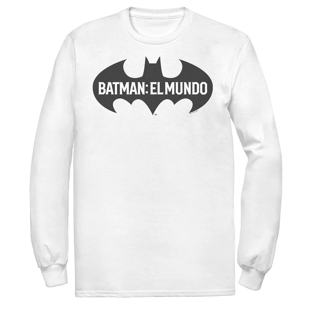 Men's Batman: El Mundo Mexico Logo Tee, Size: XL, White Product Image