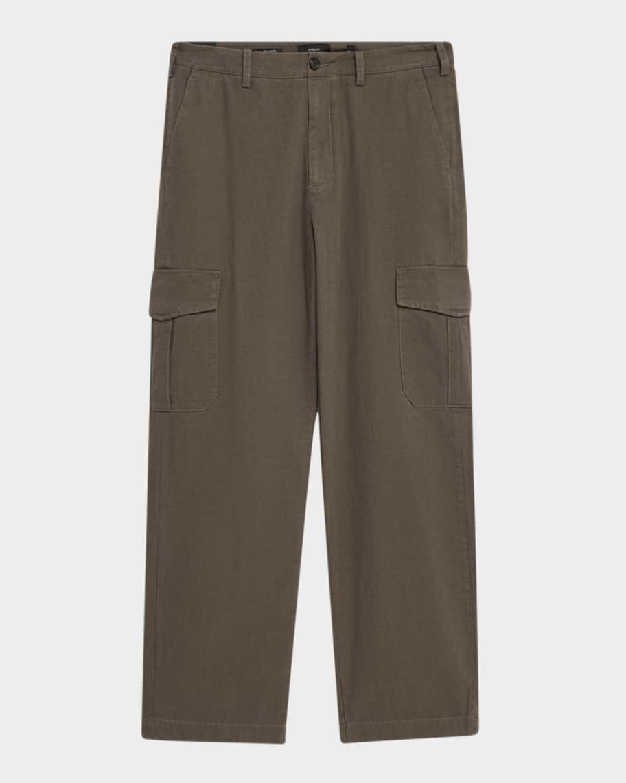 Men's Cotton-Linen Cargo Pants Product Image