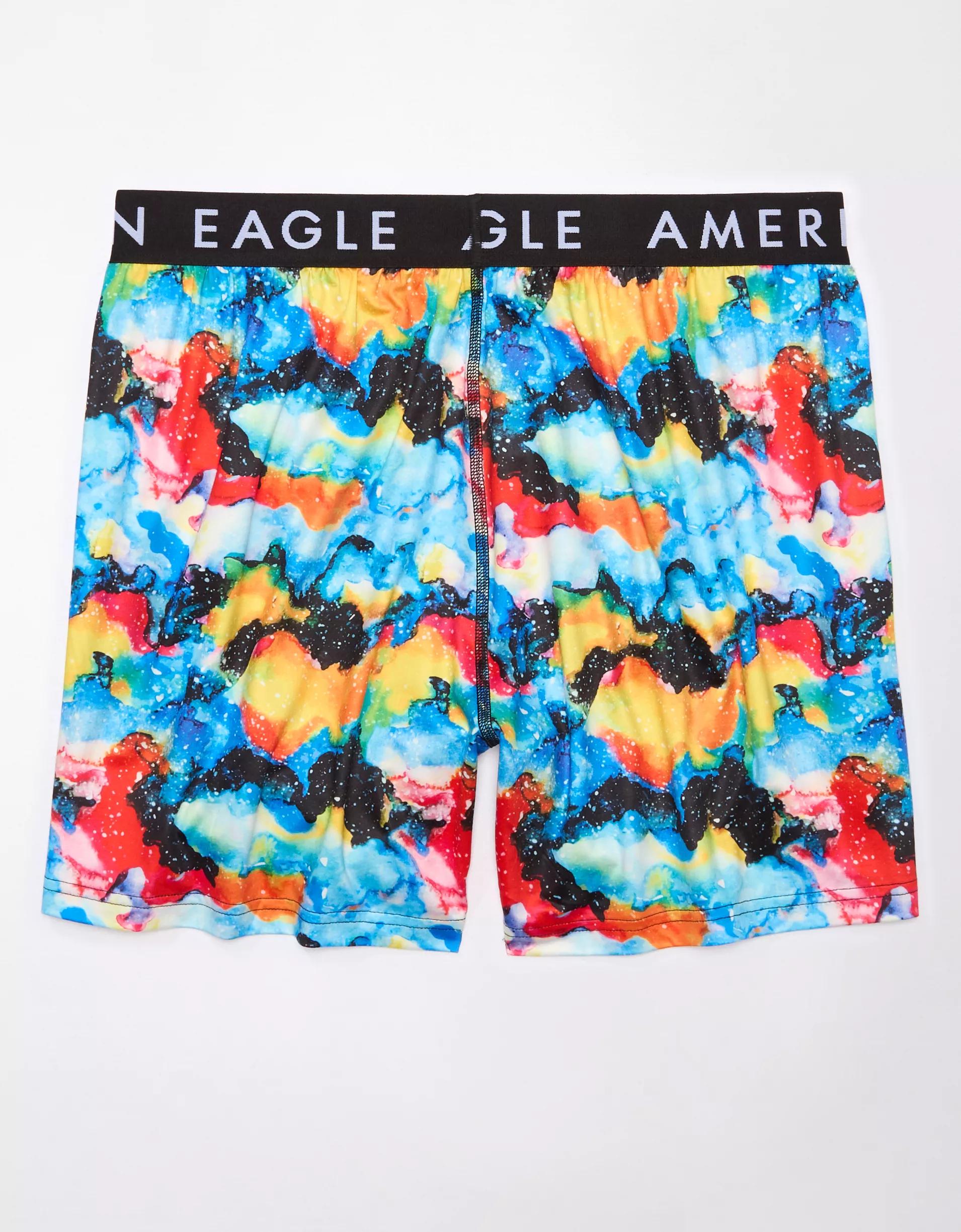 AEO Men's Watercolors Ultra Soft Pocket Boxer Short Product Image