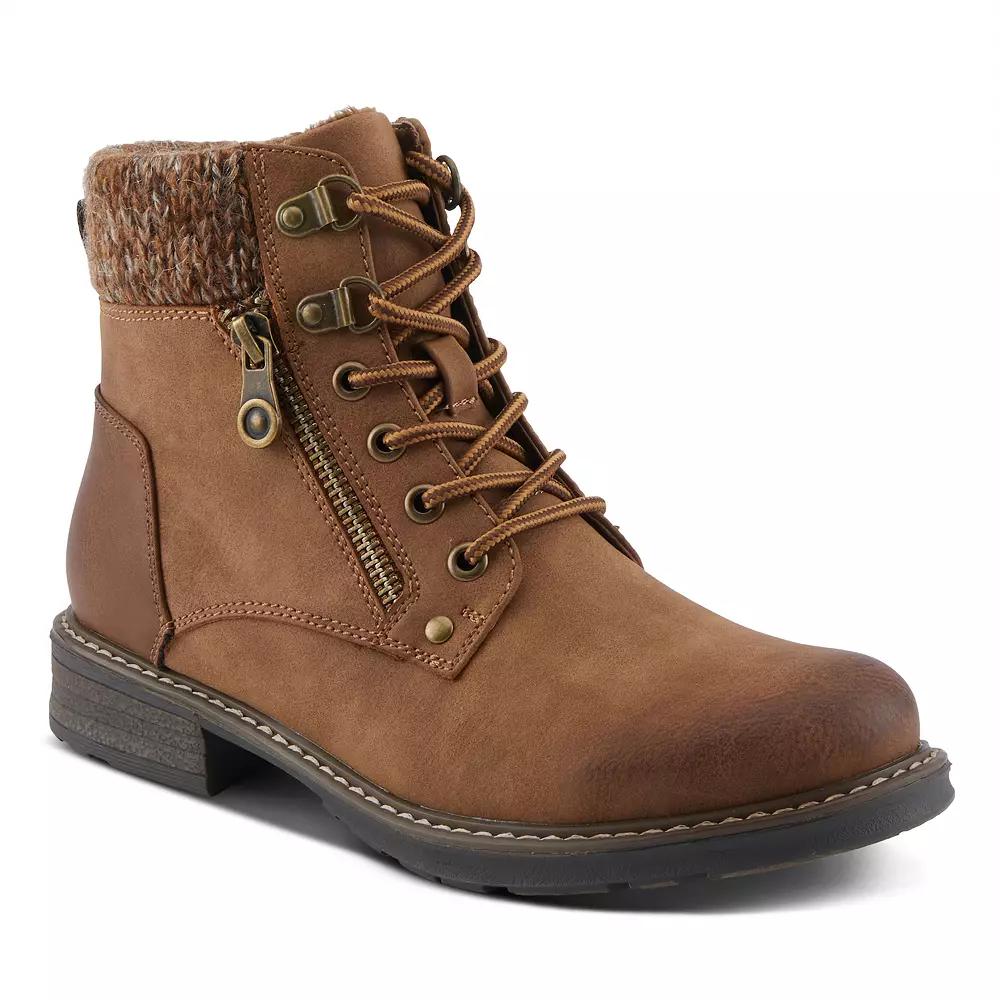 Patrizia Jadelyn Women's Heeled Knit Collar Ankle Boots,  Product Image