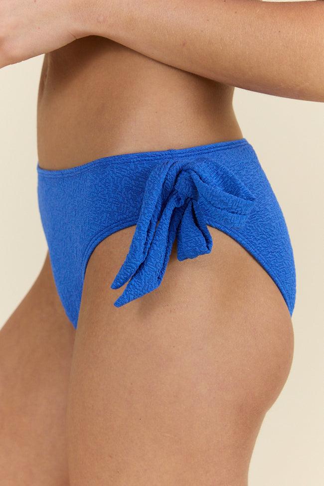 Soak Up The Sun Blue Bikini Bottoms FINAL SALE Product Image