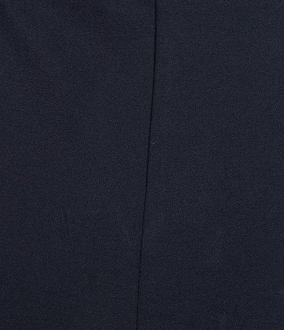 Multiples Wide-Leg Pintuck Pull-On Cropped Pants Product Image