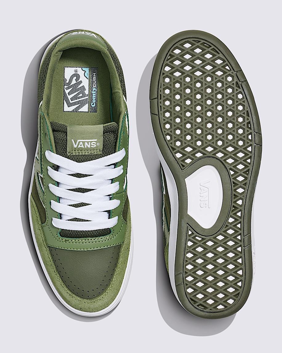 Lowland ComfyCush Shoe in Grape Leaf / Olive Green| Vans US Product Image