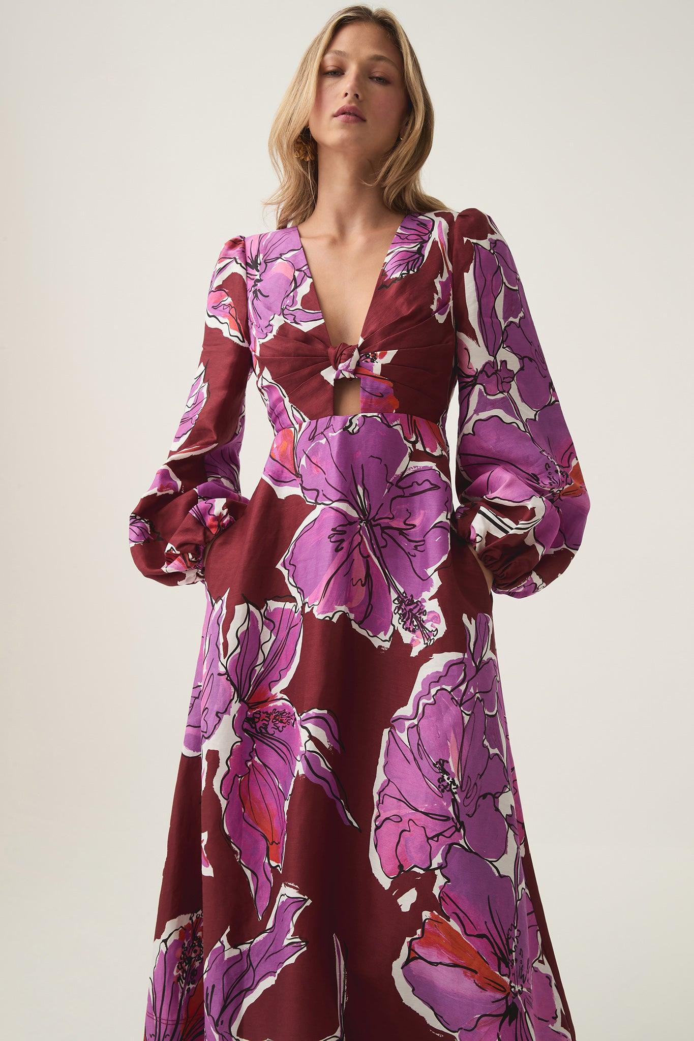 Inflorescence Midi Dress Product Image