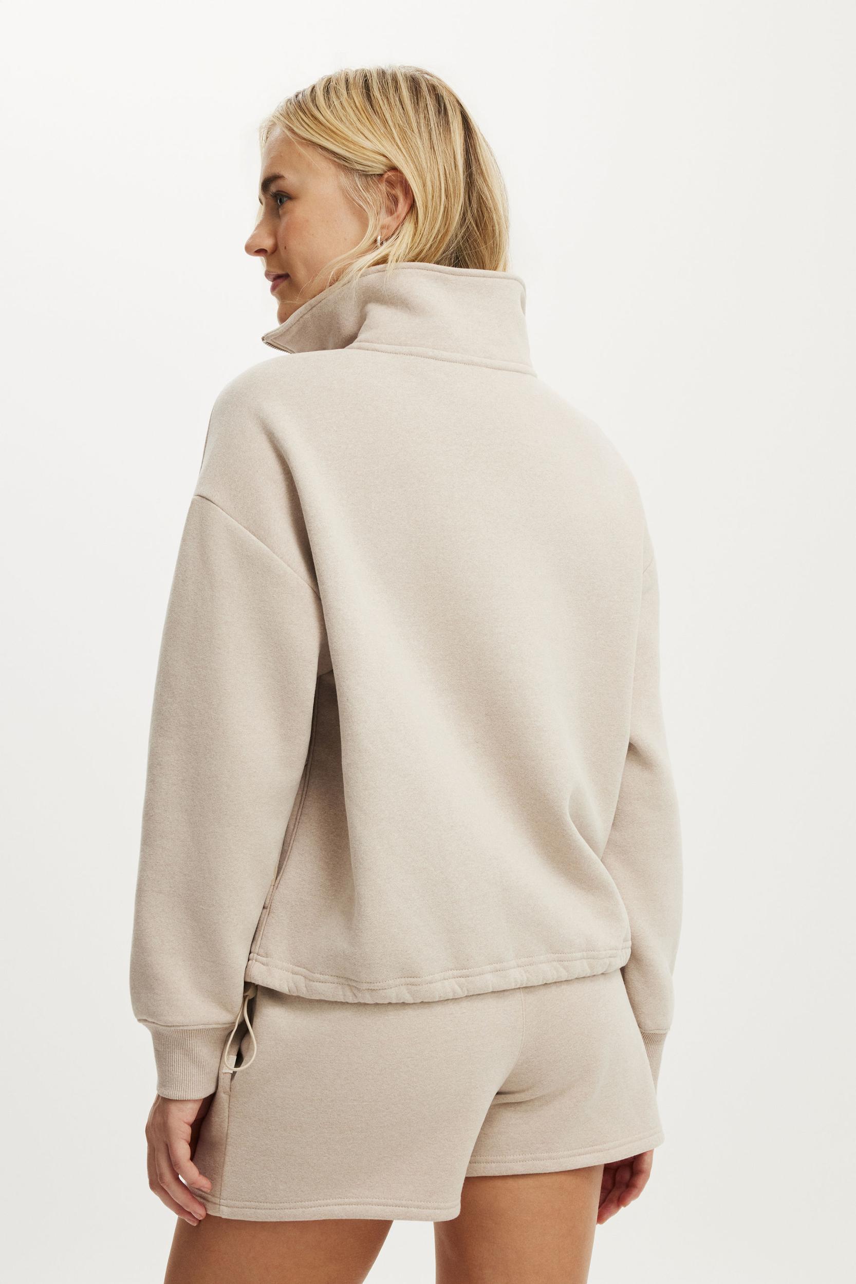 Plush Half Zip Sweatshirt Product Image