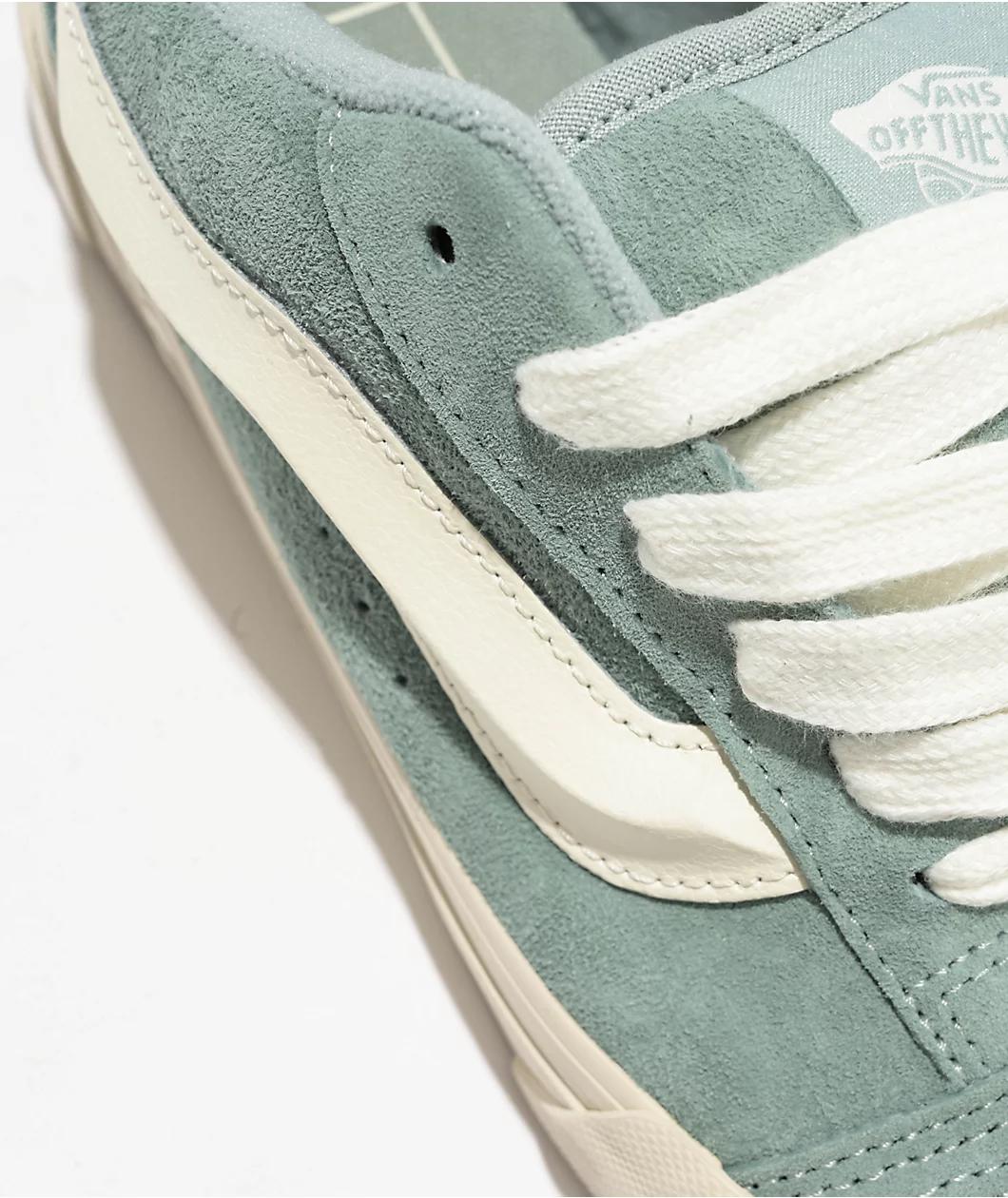 Vans Knu Skool Pig Suede Puritan Grey Skate Shoes Product Image