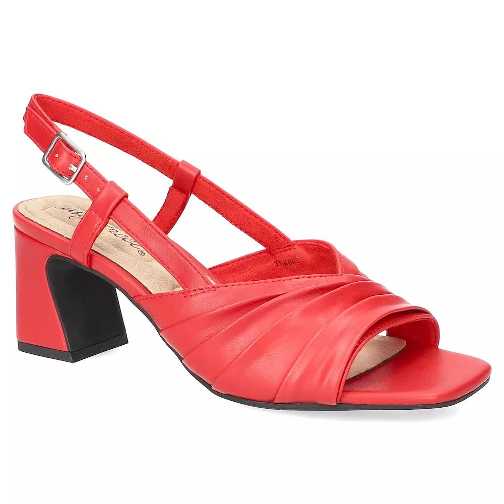 Easy Street Lucie Women's Square Toe Dress Sandals, Size: 11, Red Product Image