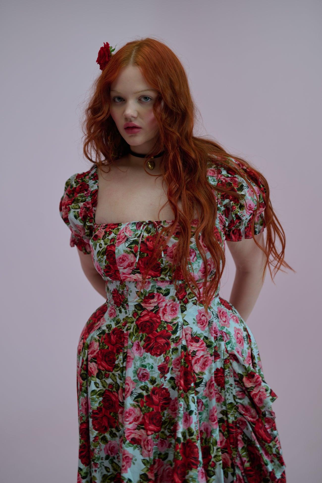 Roses Are Red Foxglove Dress Product Image