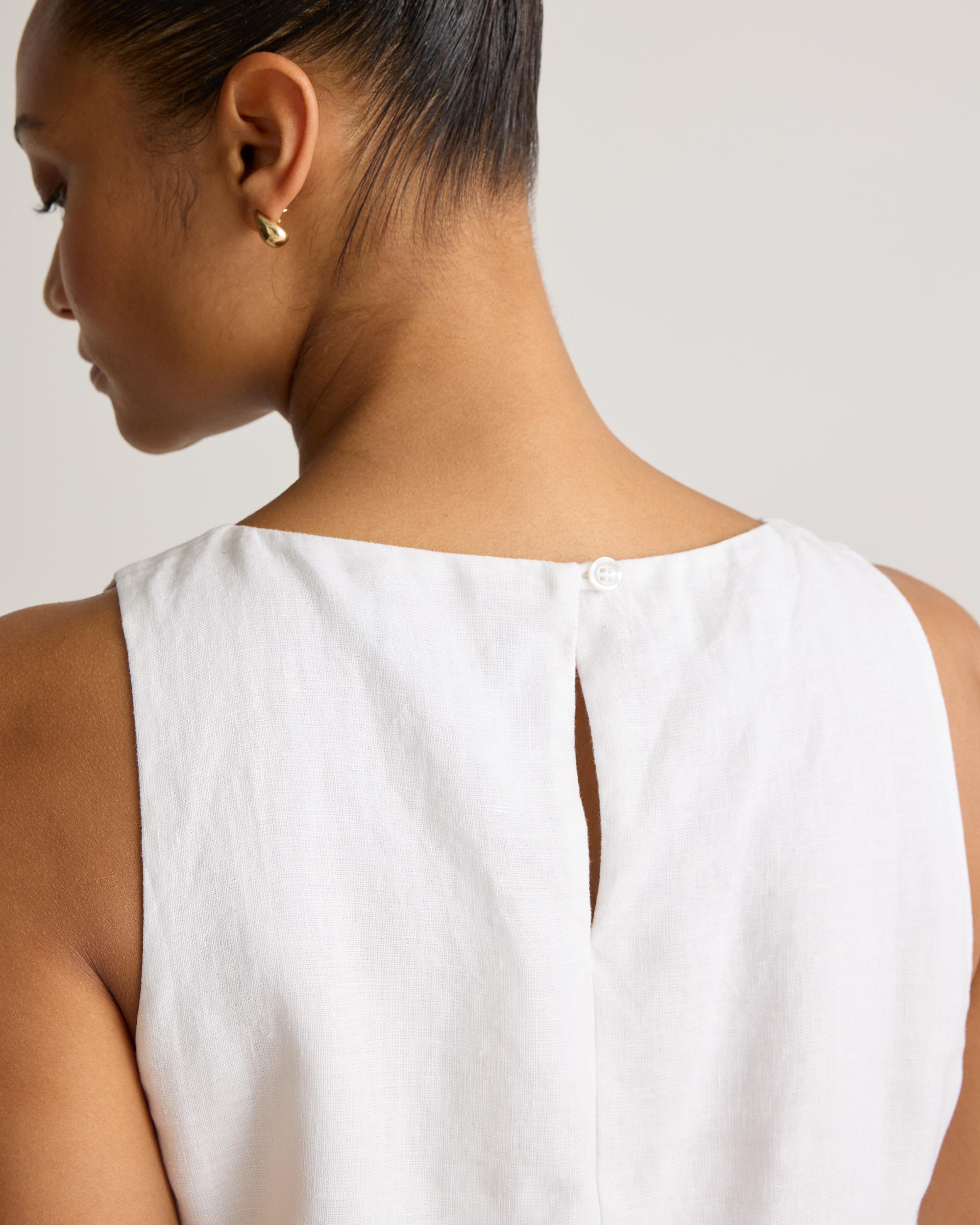 Quince | Women's 100% European Linen Tank Top Mini Dress Product Image