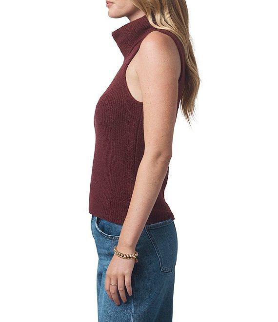 Splendid X Cella Jane Blog Boucle Knit Turtleneck Sleeveless Tank Top Product Image