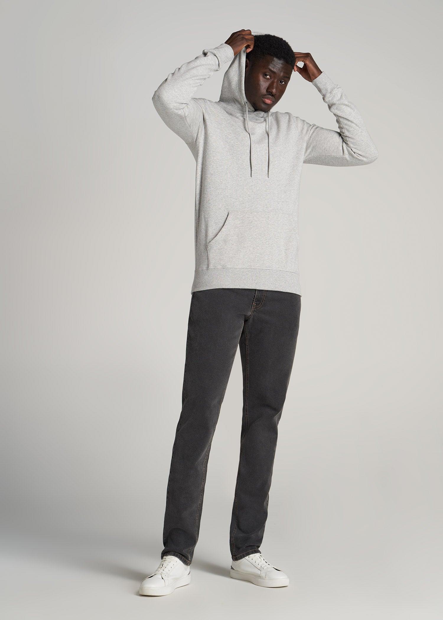 Carman TAPERED Jeans for Tall Men in Dark Grey Denim Male Product Image