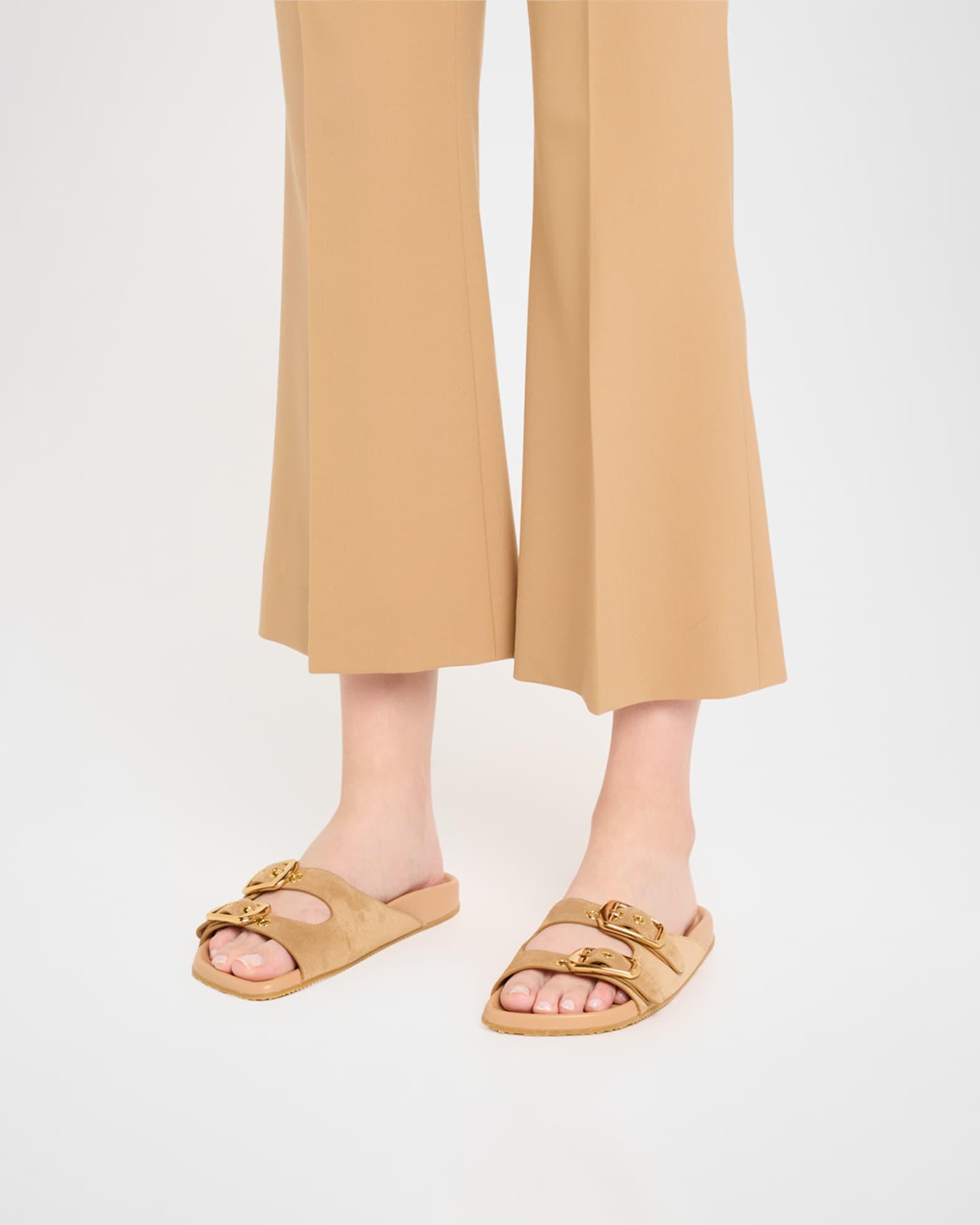 Womens St. Barths Raffia Slide Sandals Product Image