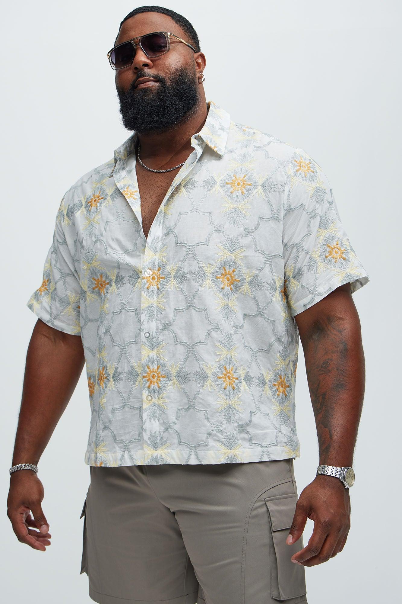 Cerdan Embroidery Shirt - White/combo Product Image