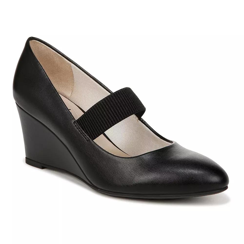 LifeStride Gio MJ Women's Mary Jane Wedges, Size: 7, True Black Product Image