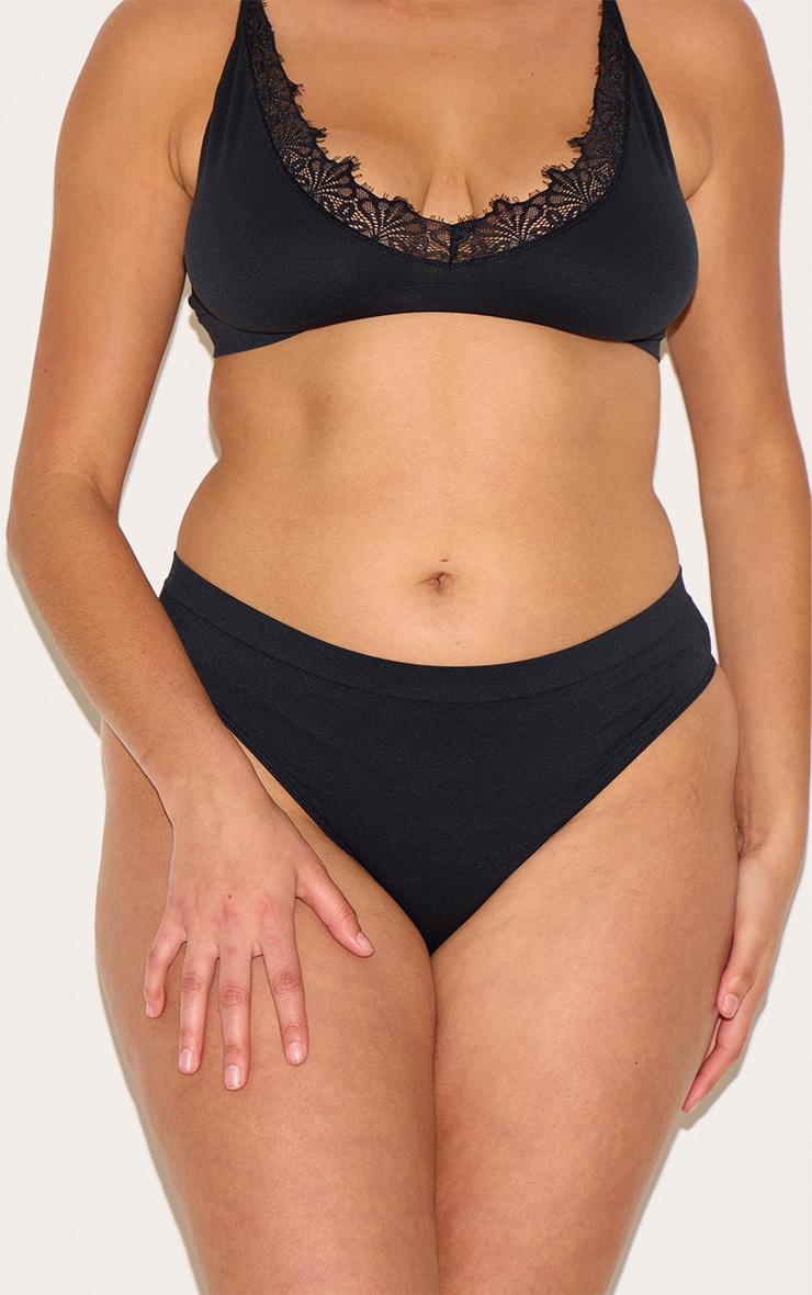 Plus Black Thong Product Image