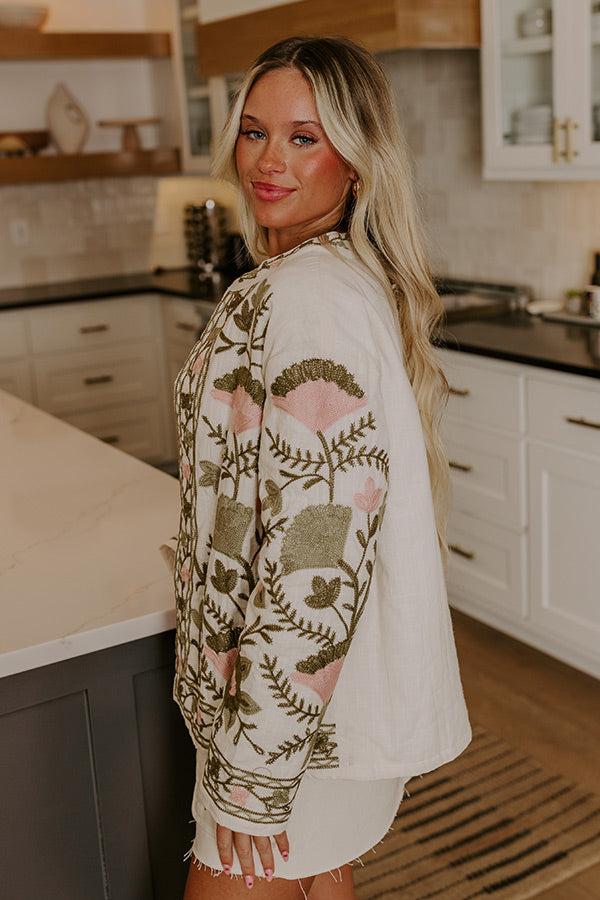 Strolling Down Haight-Ashbury Street Embroidered Jacket Product Image