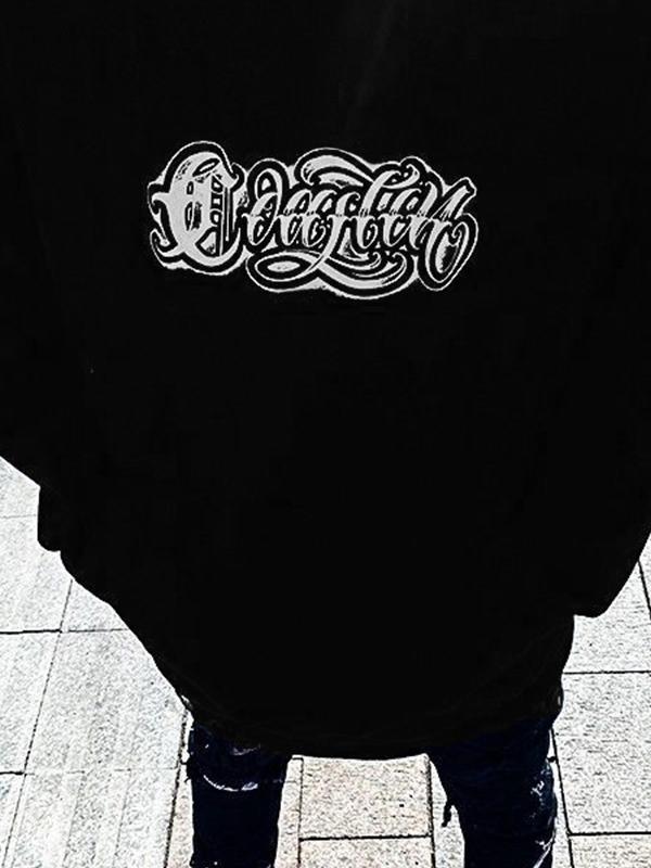 Men's Disorganized Print Oversized Hoodie Product Image