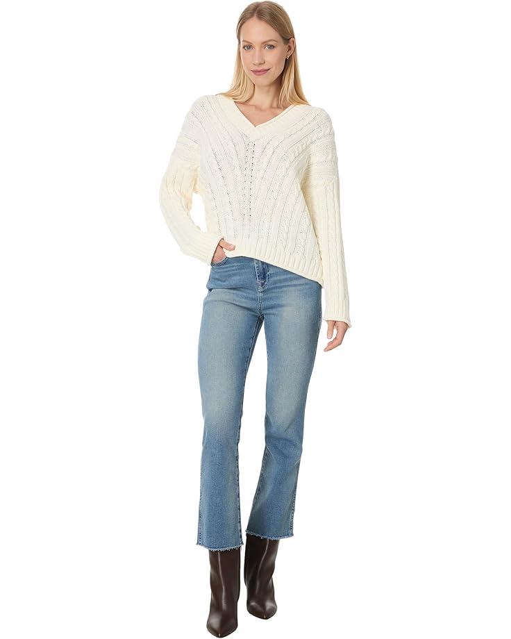Pointelle Cord Sweater Product Image
