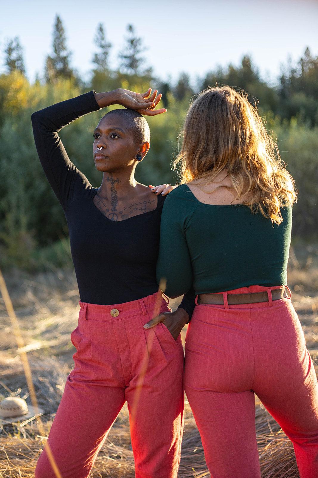 Perfect Pant in Red Sherbert Canvas Product Image