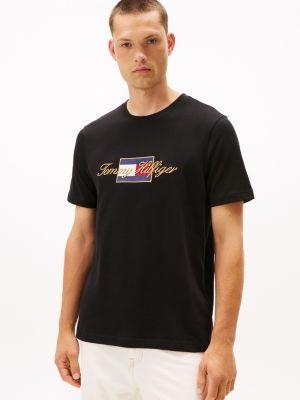 Embroidered Gold Logo T-Shirt Product Image