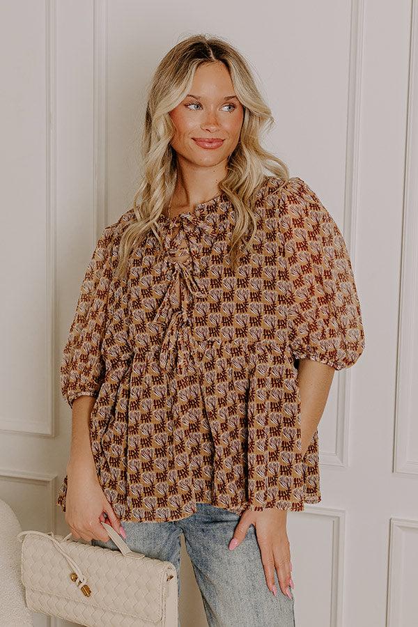 Whimsical Daydream Floral Top Product Image