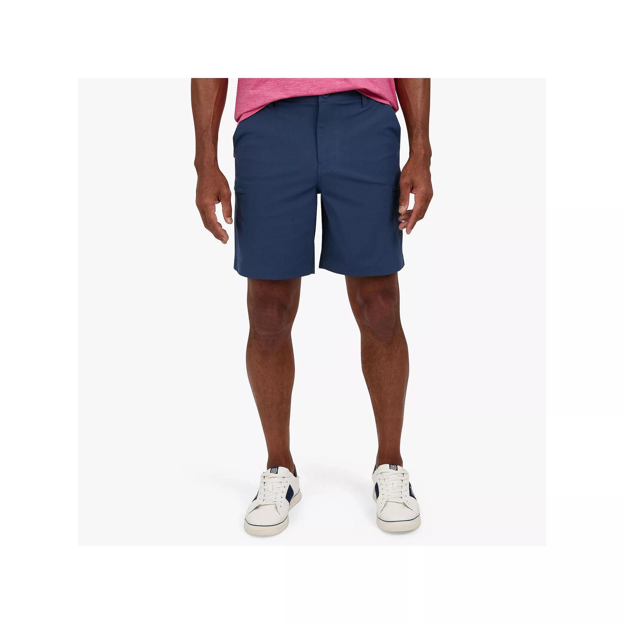 Men's Chaps 8-in. Performance Cargo Shorts, Size: 36, Dark Blue Product Image