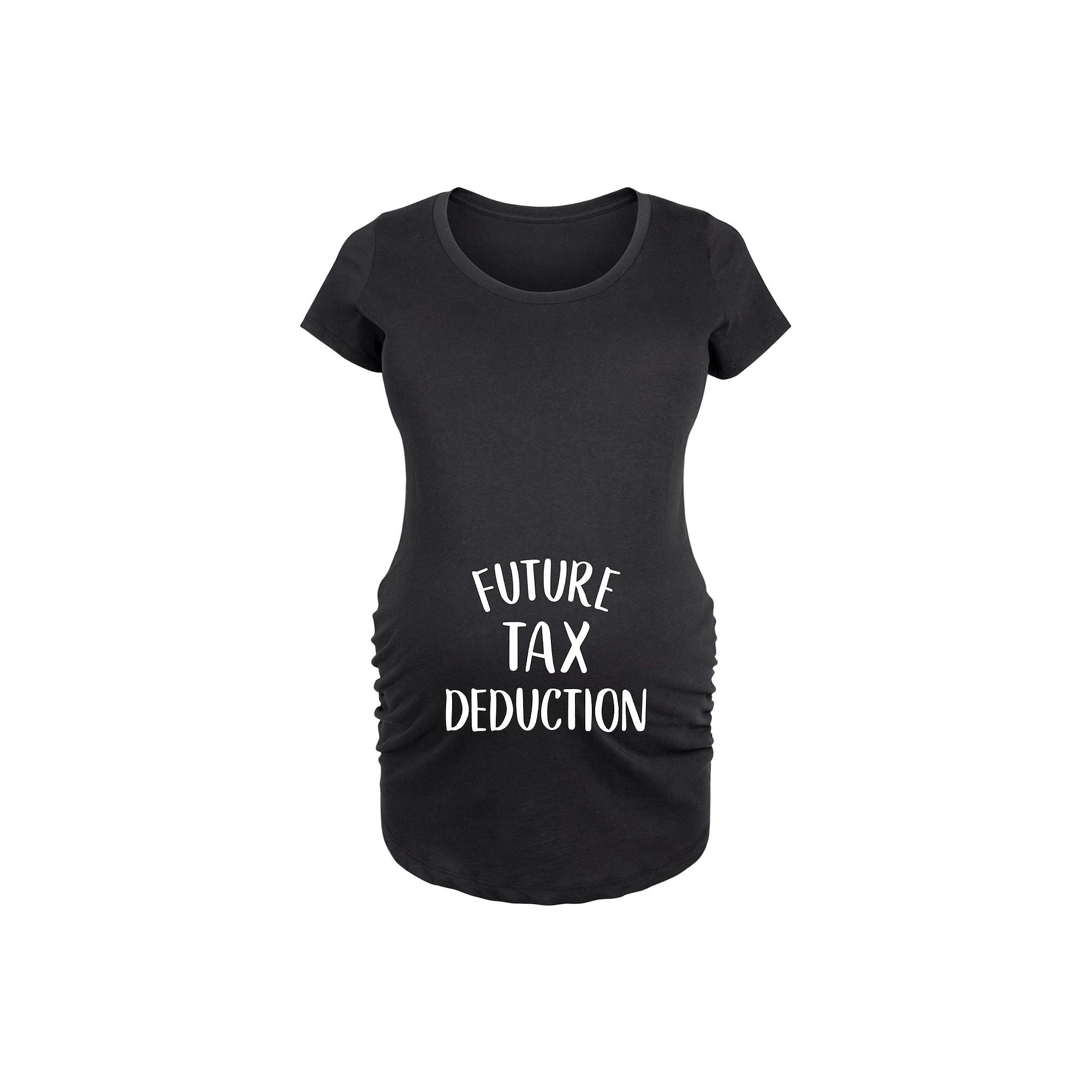 Maternity Future Tax Deduction Graphic Tee, Women's,  Product Image