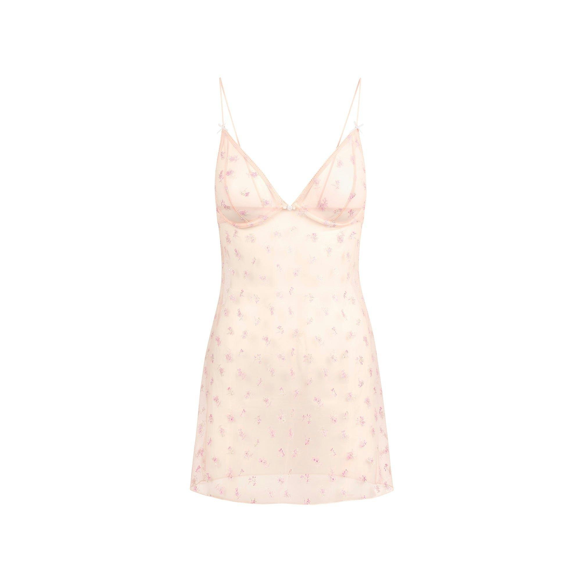 SPRING INTIMATES UNDERWIRE SLIP DRESS | PRIMROSE MULTI TULLE Product Image