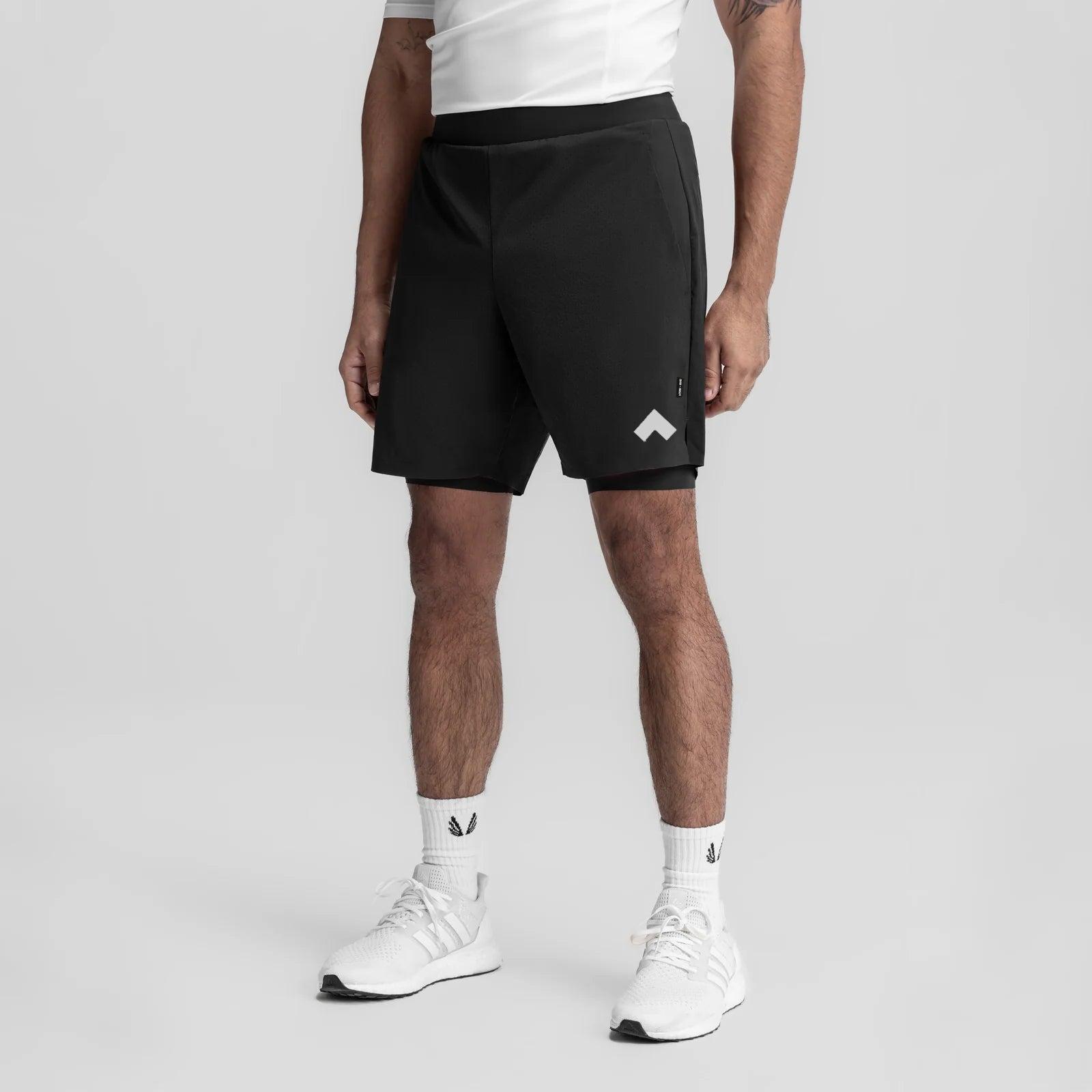 1028. Aerotex™ Bonded 7" Liner Short - Crimson Male Product Image