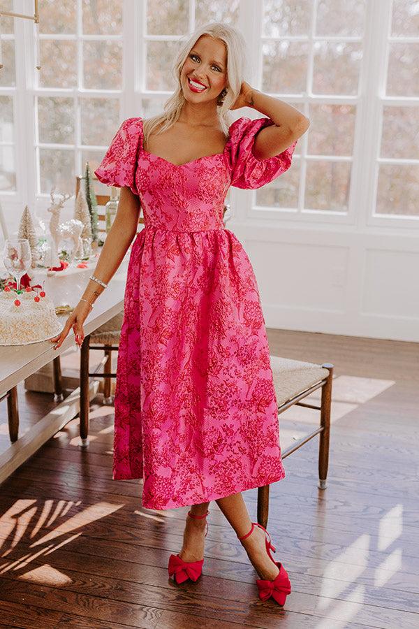 Enchanted Evenings Jacquard Midi Product Image