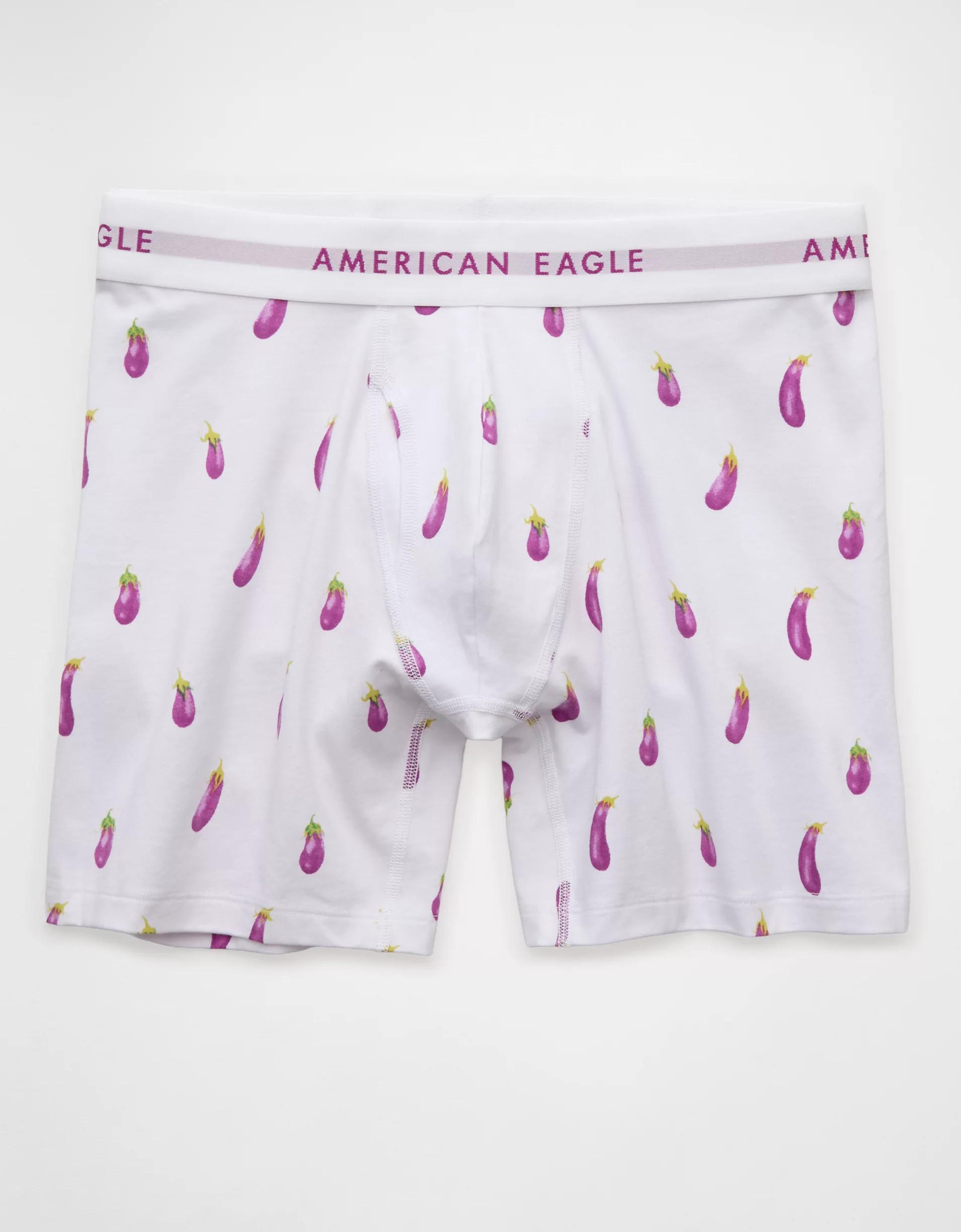 AEO Men's Eggplant 6" Classic Boxer Brief Product Image