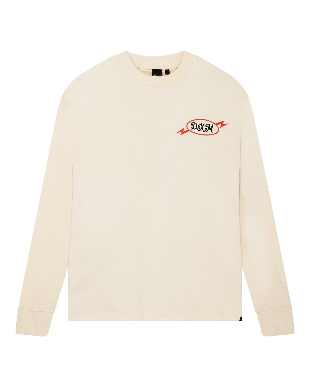 Iota Long Sleeve Tee - Dirty White Product Image
