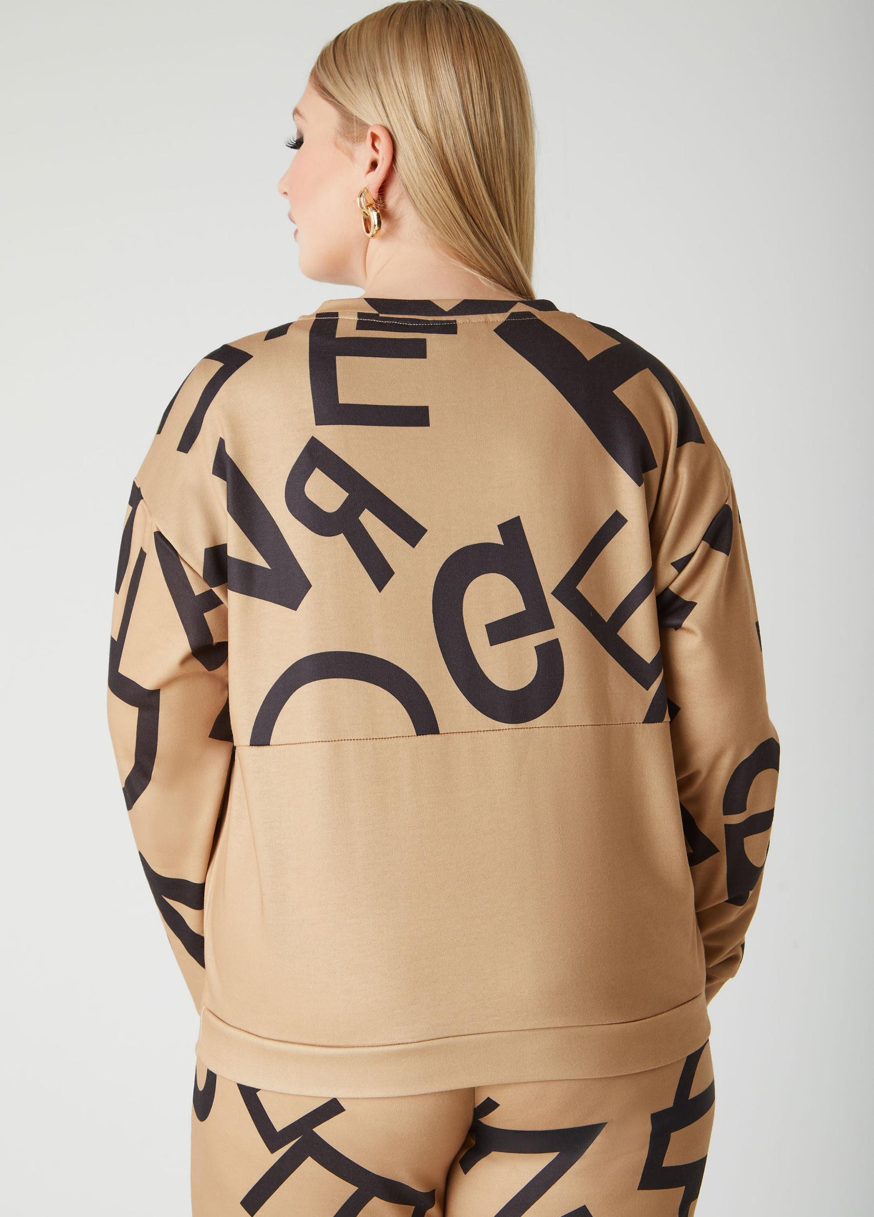 Alphabet Print Pullover Product Image
