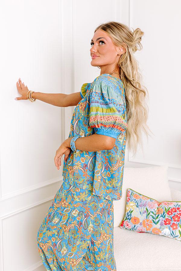 Feeling Boho Floral Shift Top Product Image