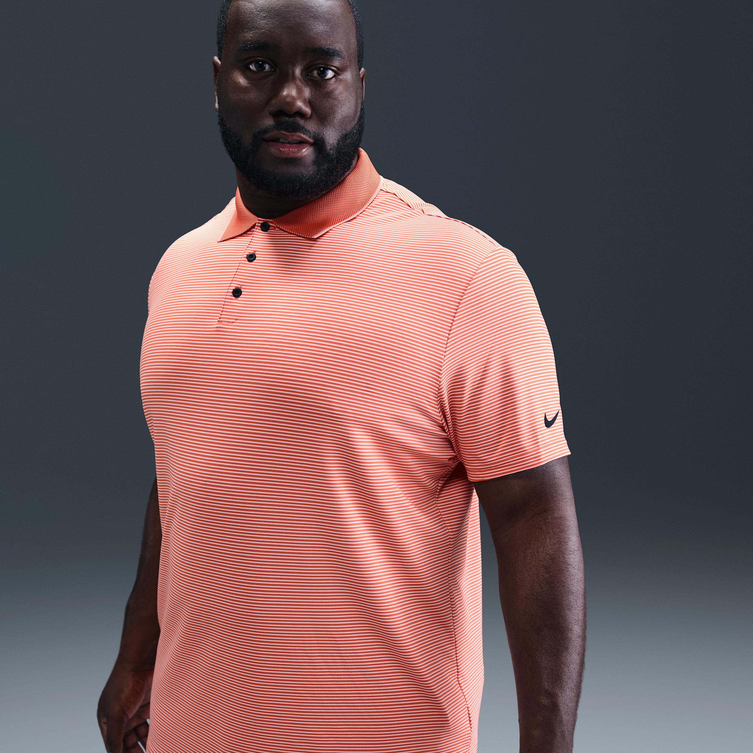 Nike Men's Tour Dri-FIT Striped Golf Polo Product Image