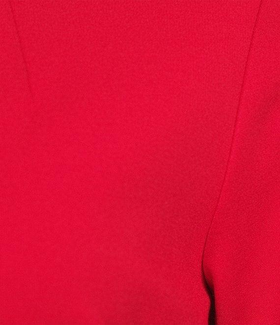 Jude Connally Franca Stretch Velvet Round Neck 3/4 Sleeve Feather Dress Product Image