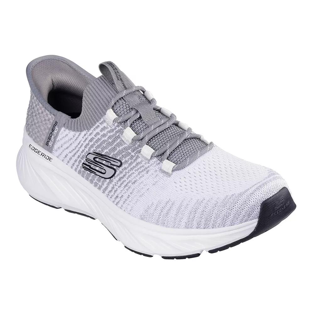 Skechers Hands Free Slip-ins® Relaxed Fit® Edgeride Raygo Men's Sneakers, Size: 8.5 XW, White Gray Product Image