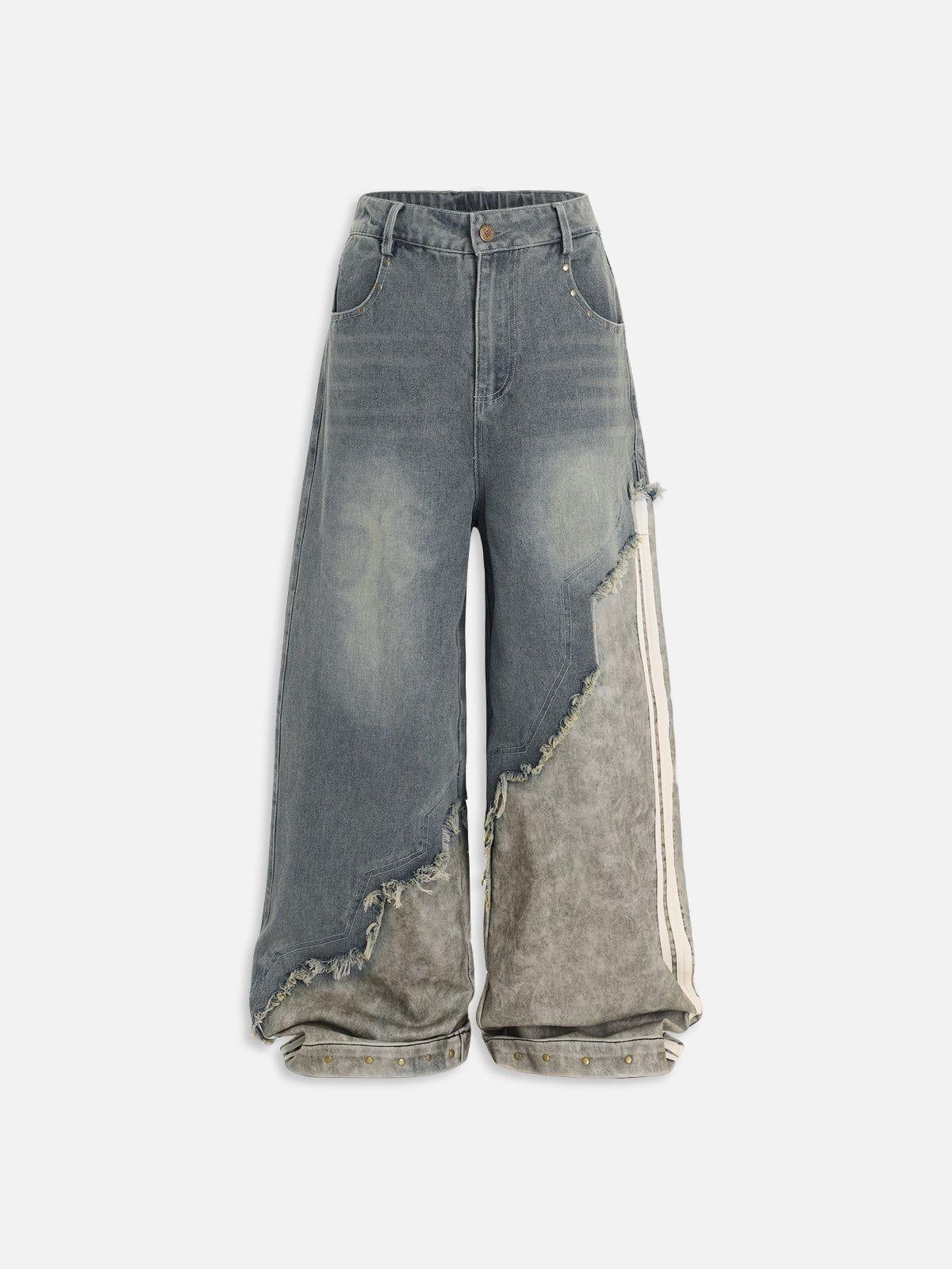 Aelfric Eden Leather Baggy Jeans Product Image