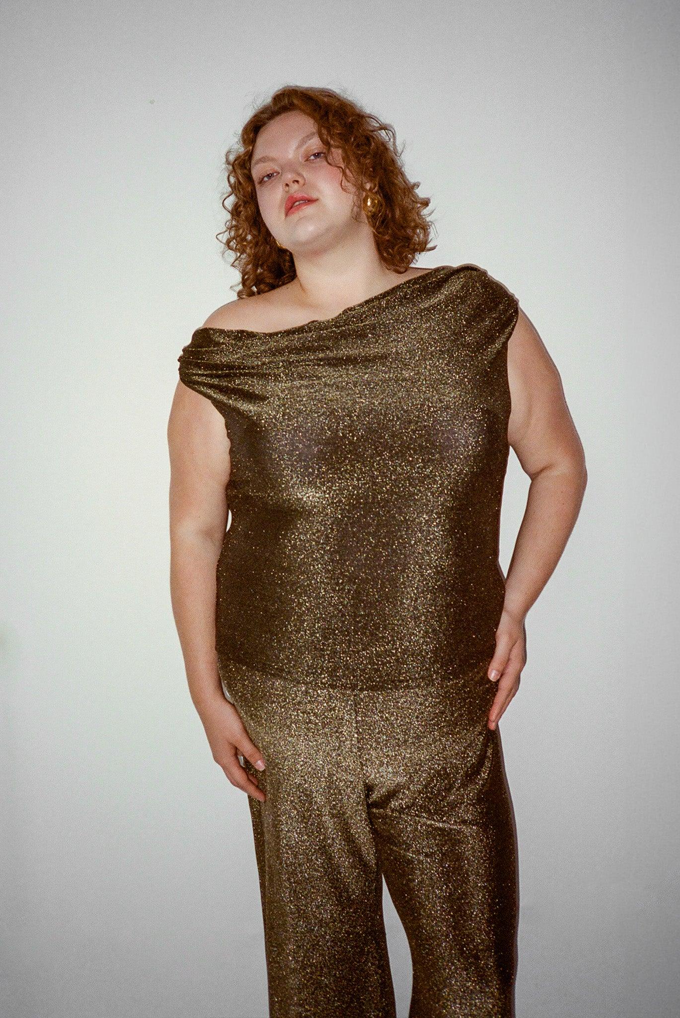 Sabrina Pant - Champagne Shimmer Product Image