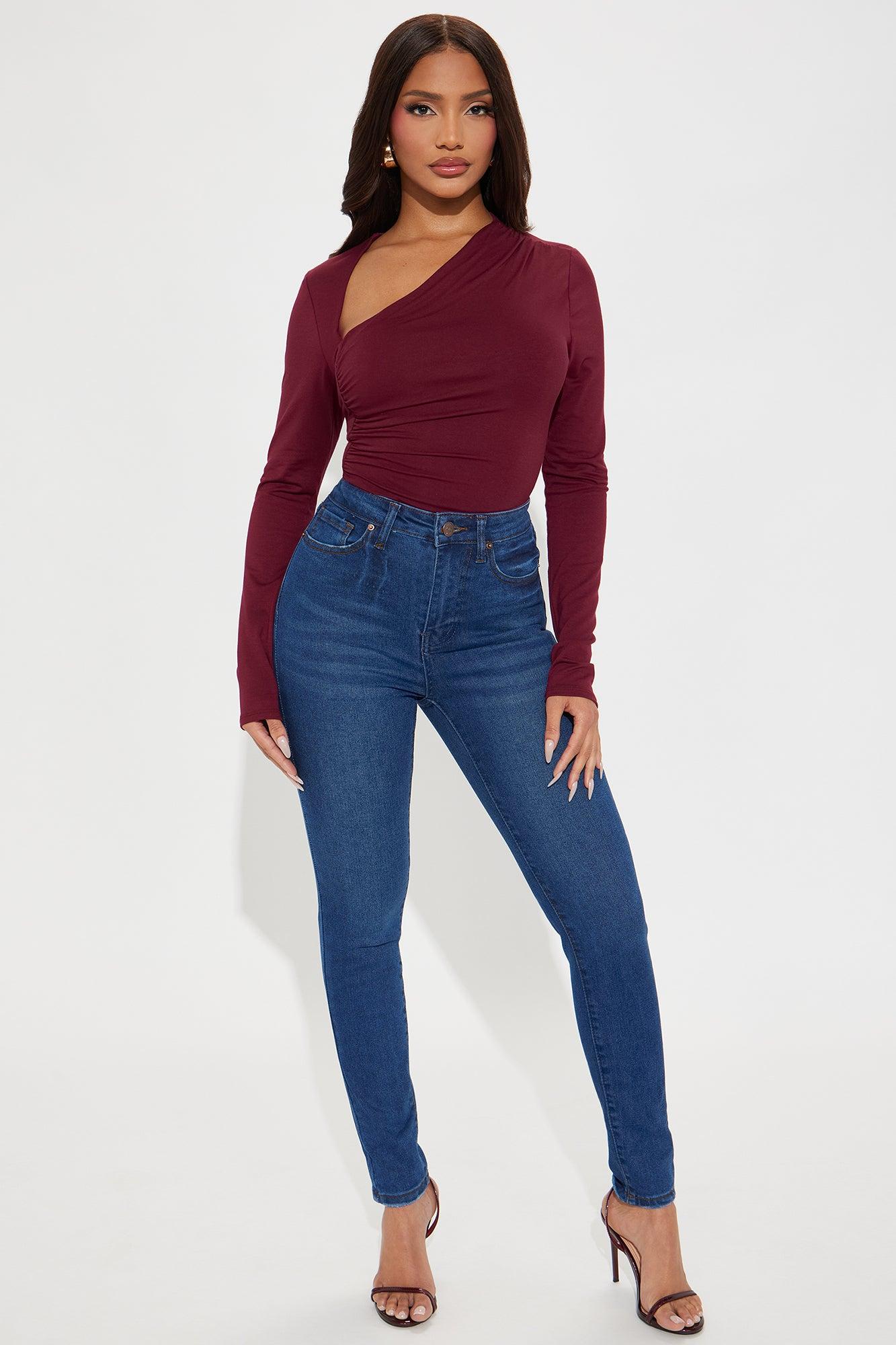 Too Legit Stretch Basic Skinny Jeans - Dark Wash Product Image