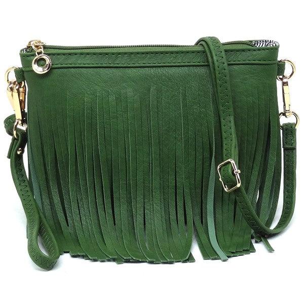 Western Fringe Clutch Cross Body Bag Product Image